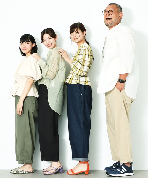 「Lee」 イージーパンツ フリー ブルー メンズ_画像3