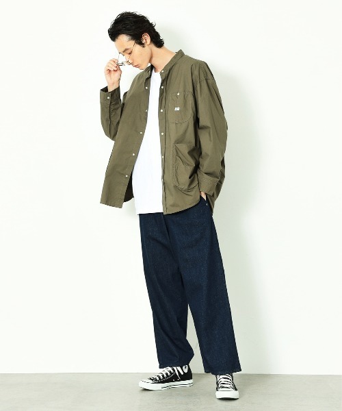 「Lee」 イージーパンツ フリー ブルー メンズ_画像7
