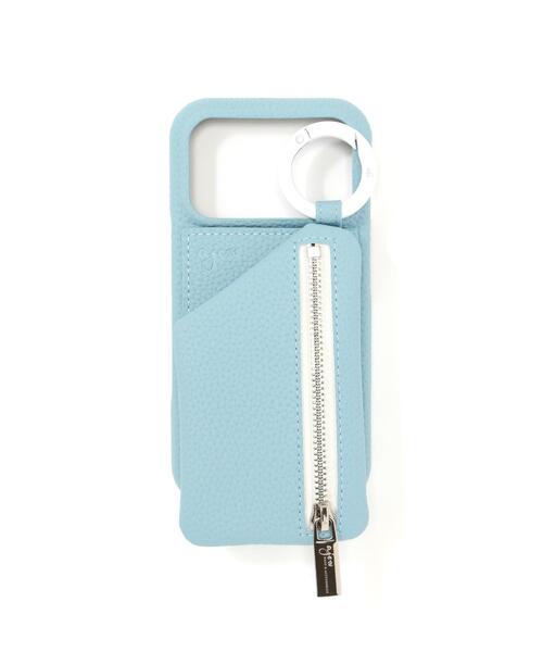 新品ajew iPhone17proケース　ブルー ajew（エジュー） スマホケース ajew/エジュー/「ひも付き」iPone17