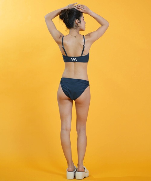 RVCA セパレートビキニ ネイビー S/M 新品未使用 タグ付き RVCA（ルーカ） 水着 水着 ビキニ ロゴ RVCA SPORT TANK BIKINI