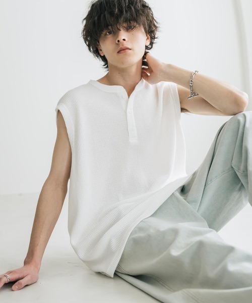 Rocky Monroe（ロッキーモンロー） タンクトップ オーバーサイズ T/C