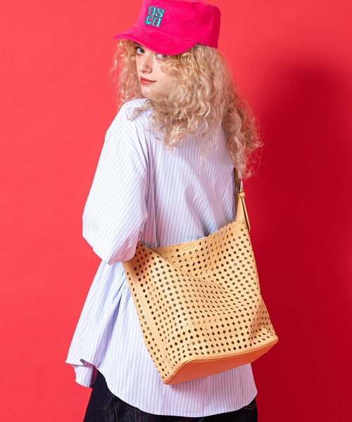 ショルダーバッグ バッグ an meets zakka パンチングショルダーバッグ