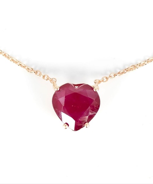 ネックレス ルビーハート Necklace レディース メンズの画像