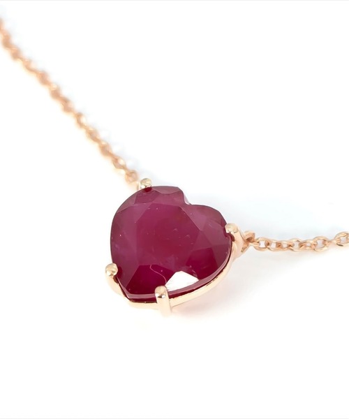 ネックレス ルビーハート Necklace レディース メンズの画像