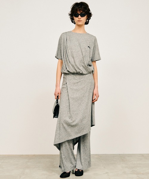 パンツ 「2026Summer Pre-Order」スラブレイヤードパンツ / Slub Layered Pants レディースの画像