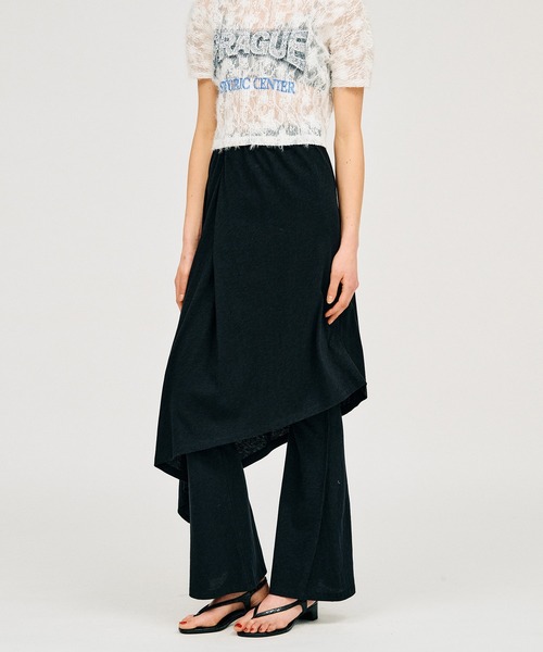 パンツ 「2026Summer Pre-Order」スラブレイヤードパンツ / Slub Layered Pants レディースの画像