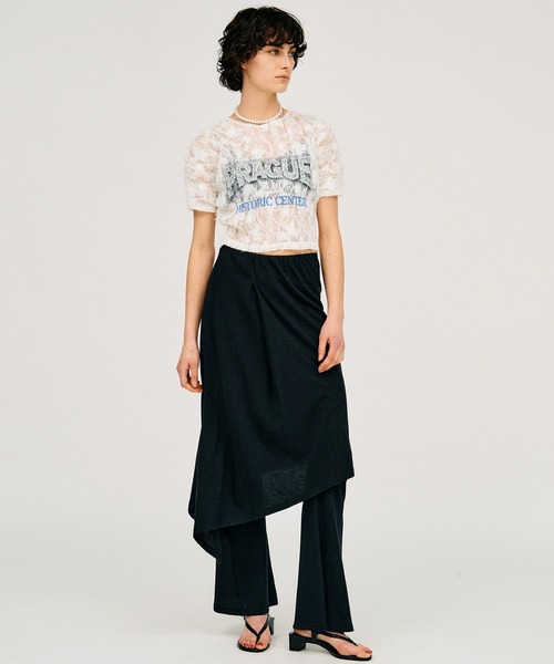パンツ 「2026Summer Pre-Order」スラブレイヤードパンツ / Slub Layered Pants レディースの画像