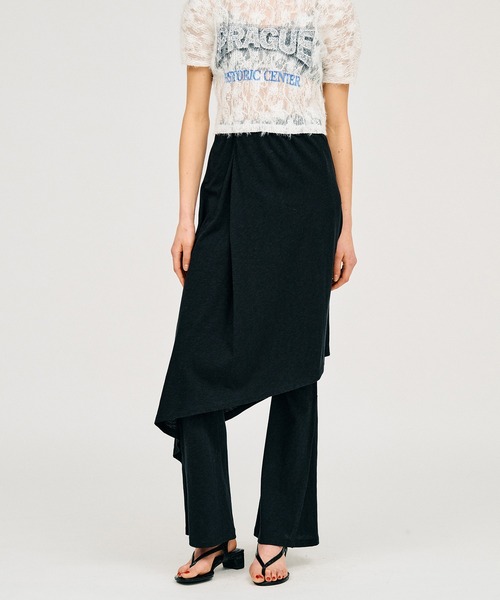 パンツ 「2026Summer Pre-Order」スラブレイヤードパンツ / Slub Layered Pants レディースの画像