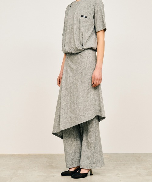 パンツ 「2026Summer Pre-Order」スラブレイヤードパンツ / Slub Layered Pants レディースの画像