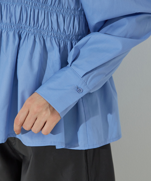 「NOMINE」 長袖シャツ フリー ボルドー レディース_画像8