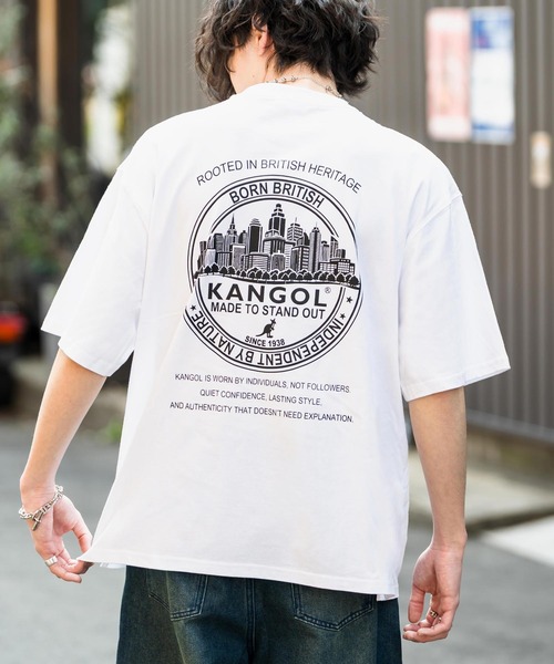 KANGOL（カンゴール） tシャツ 別注コラボ 接触冷感オーバーサイズ