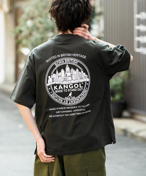 mazzel ラン　Tシャツ　カンゴール　レア KANGOL（カンゴール） tシャツ 別注コラボ 接触冷感オーバーサイズ