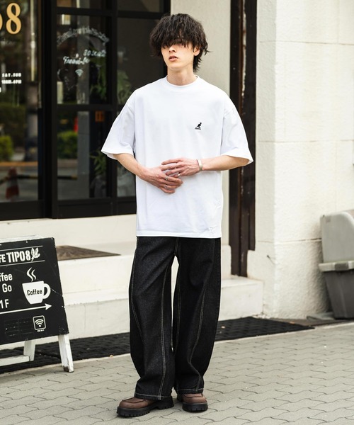 KANGOL（カンゴール） tシャツ 別注コラボ 接触冷感オーバーサイズ