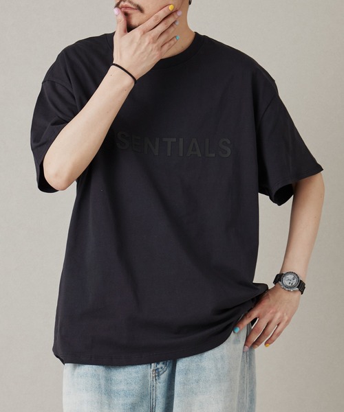 MKD.ZAKKA tシャツ SSY-ESSENTIALS 前ロゴ半袖Tシャツ メンズ