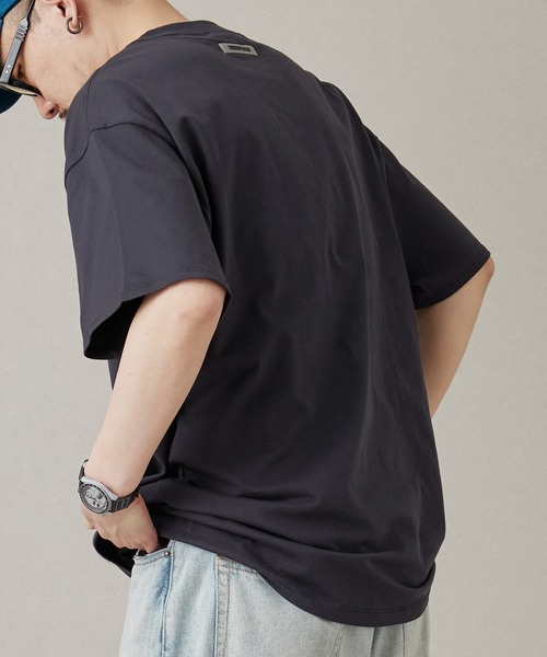 MKD.ZAKKA tシャツ SSY-ESSENTIALS 前ロゴ半袖Tシャツ メンズ