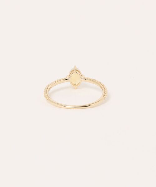 指輪 リング K10YG Lueur Twist Opal リング レディース メンズの画像