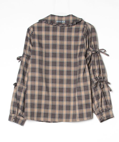 「jouetie」 長袖ブラウス「BETTY’S BLUEコラボ」 MEDIUM ベージュ レディース_画像2