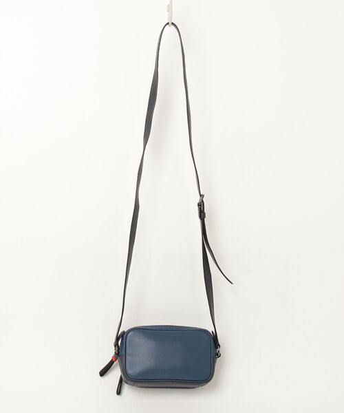 COACH（コーチ） レザーパッチ ショルダーバッグ - ブルー レディース 