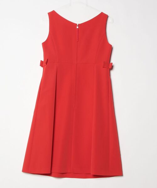 FOXEY NEW YORK ノースリーブワンピース レッド 38 FOXEY NEW YORK 「FOXEY YORK」 ノースリーブワンピース 38 レッド