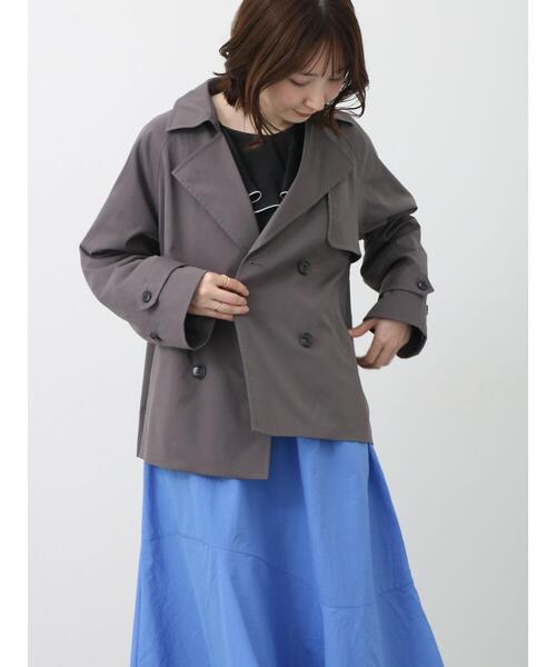 「Te chichi TERRASSE」 トレンチコート F ベージュ レディース_画像8