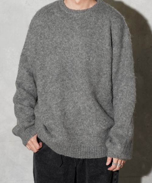 TOWNCRAFT（タウンクラフト） セーター ニット MOHAIR SHAGGY CREW