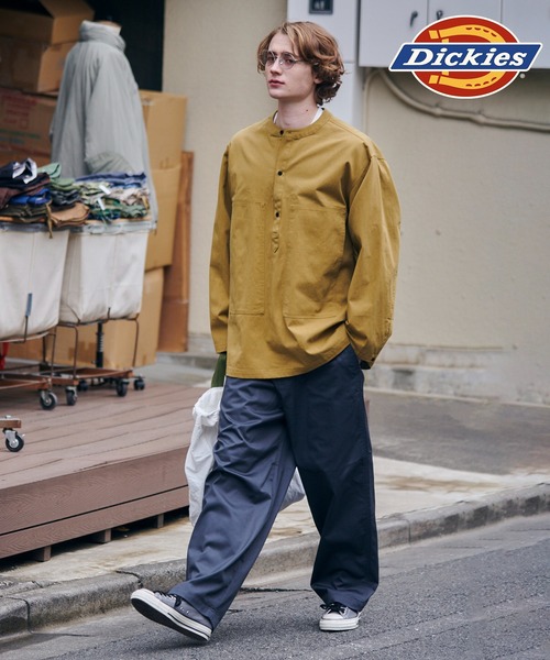 glamb サルエルパンツ XL 七分裾 Dickiesコラボ ビックサイズ Dickies（ディッキーズ） ワイドパンツ パンツ 「MAISON CLUB