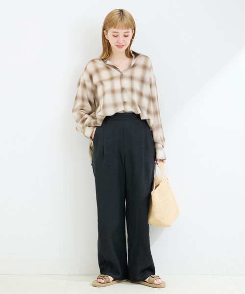 「B.C STOCK」 イージーパンツ SMALL ブラック レディース_画像8