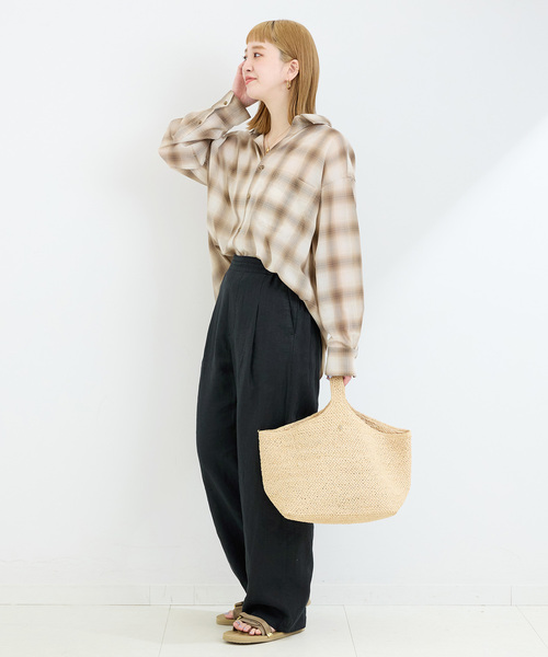 「B.C STOCK」 イージーパンツ SMALL ブラック レディース_画像9