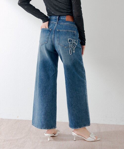「Chico」 デニムパンツ MEDIUM ブルー レディース_画像2