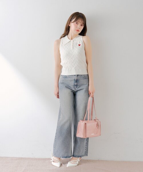 「Chico」 デニムパンツ MEDIUM ブルー レディース_画像3