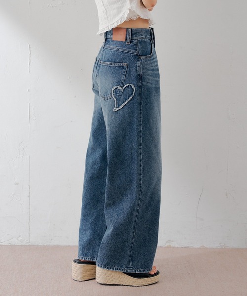 「Chico」 デニムパンツ MEDIUM ブルー レディース_画像9