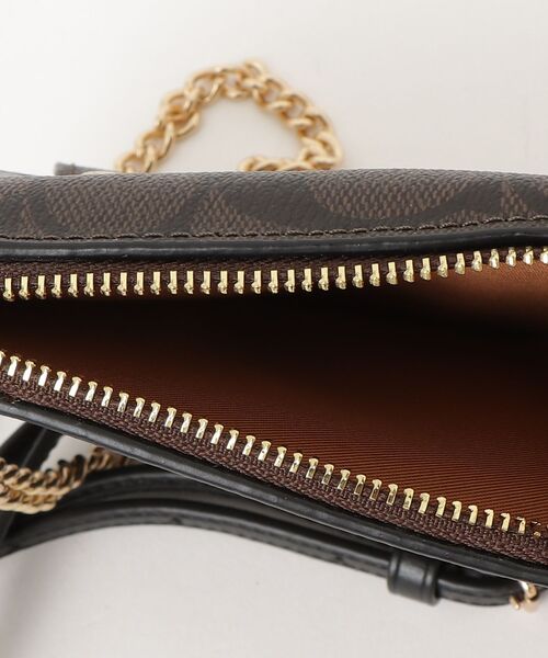 COACH（コーチ） シグネチャー柄 スマートフォン用 ショルダーバッグ 