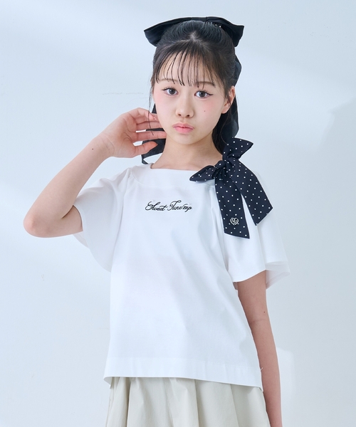 mezzo piano Junior（メゾピアノ ジュニア） tシャツ 「接触冷感