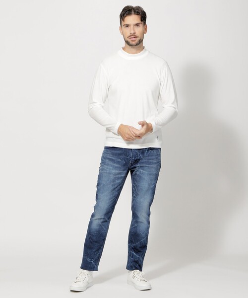 「EPOCA UOMO」 長袖Tシャツ 46 ホワイト メンズ_画像2