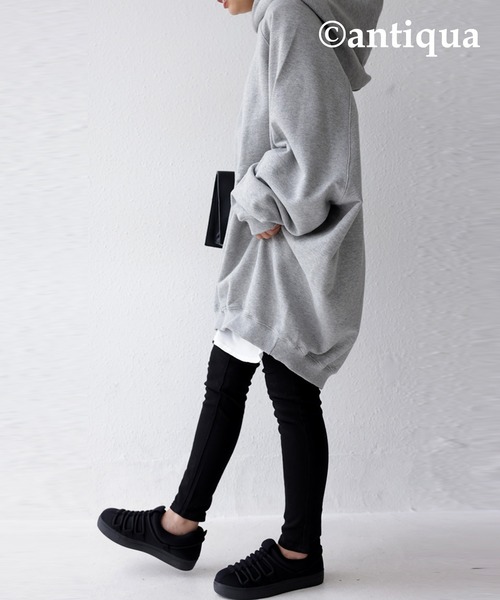 「antiqua」 ローカットスニーカー S ブラック レディース_画像7