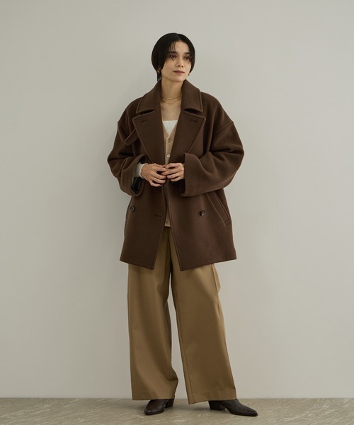 adam ET ROPE チェスターコート（色：ブラウン系）の商品一覧 通販