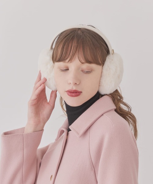 Chapeau d' O（シャポードオー） 耳当て イヤーマフ Rex Fake Fur