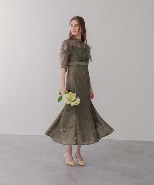 「Leja」 コンビワンピース SMALL グリーン レディース_画像9