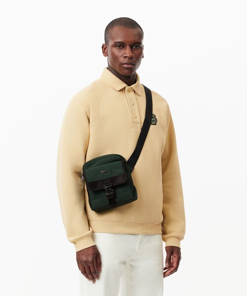 LACOSTE（ラコステ） ショルダーバッグ FREE カーキ メンズ : ZOZOTOWN 