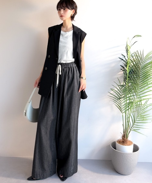 「Java」 デニムパンツ SMALL ブルー レディース_画像8