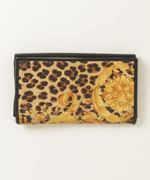「GIANNI VERSACE」 花柄財布 - イエロー レディース_画像2