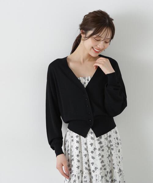 「PROPORTION BODY DRESSING」 ニットカーディガン FREE グレー レディース_画像6