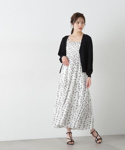 「PROPORTION BODY DRESSING」 ニットカーディガン FREE グレー レディース_画像8