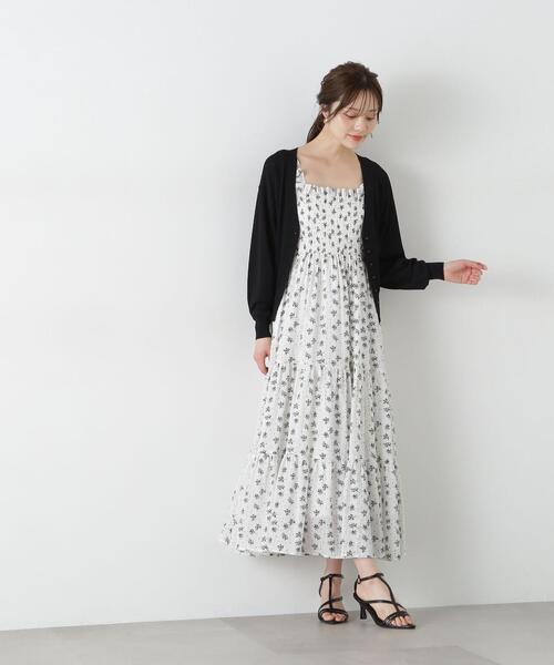 「PROPORTION BODY DRESSING」 ニットカーディガン FREE グレー レディース_画像9