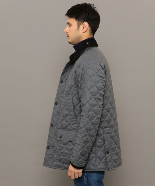 【本日限】Barbour SHIPS別注36キルティングウールビデイル セール】Barbour: 別注 キルティング/ウール ビデイル (ソリッド