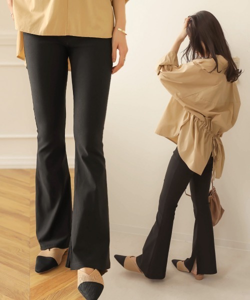 BAB パンツ 【WEB限定】ハイテンションストレッチフレアパンツ