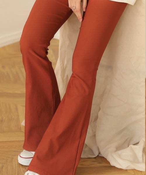 BAB パンツ 【WEB限定】ハイテンションストレッチフレアパンツ