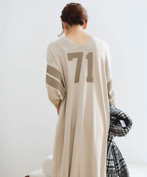 ワンピース ナンバリングカットソーワンピース 手洗い可能 Zozotown Paypayモール店 通販 Paypayモール