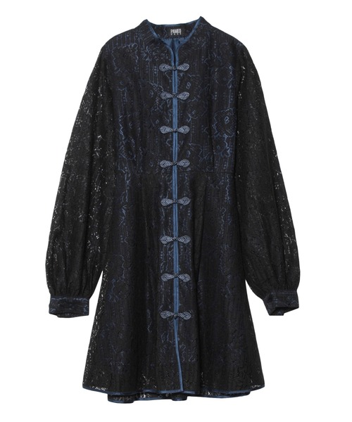 Mini PAMEO Youran ブルー S POSE（パメオポーズ ドレス Youran Mini Dress