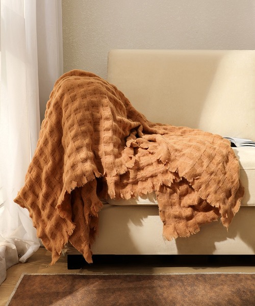 aimoha（アイモハ） ブランケット ワッフルソファーブランケット